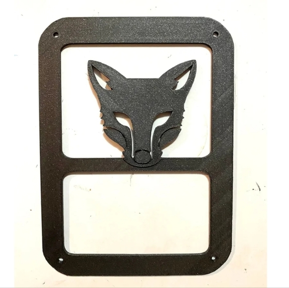 Pair Custom Fox Tailight Covers for Jeep Wrangler - Picture 2 of 3